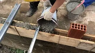 Como construir um muro passo a passo parte 11 - How to build a wall step by step part 11