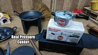 Mini Hawkins Cooker Unboxing | tiny cooking items | real miniature cooking utensils buy online