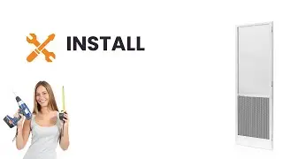 How to install insect screen swing door (A) - DIY