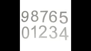 【YAKO hardware】Adhesive Commercial House Numbers Sign Outdoor Office Door Number Sign Plate