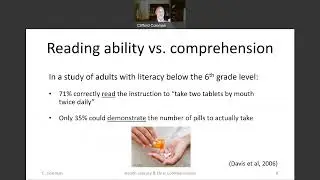 Health Literacy & Clear Communication for Clinical Staff 12/16/2021