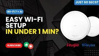 Wi-fi Setup In Minutes | Ruijie WI-FI 7 RG-RAP72 | Unboxing, Setup, Step-by-step guide | Best WI-FI?