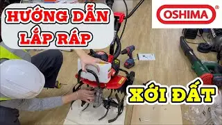 🇻🇳Máy Xới Đất Mini 2600W, Động Cơ 4 Thì Oshima XDX-23 | Dung Tích 55cc Mới Nhất