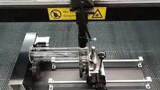 popular co2 laser marking machine glass bottle engraving machine