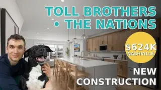 New Construction in The Nations! Toll Brothers Nashville Home Tour ($624K Townhome)