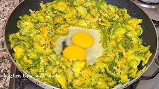 ডিম দিয়ে করলা ভাজি এতো মজার অনেকের অজানা | Korola Vaji |  Karola Vaji Recipe By Saida