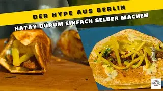 Der aktuelle Hype aus Berlin Hatay Dürüm zum nachmachen Döner mit Käse & Pommes - Rezept DADs BBQ