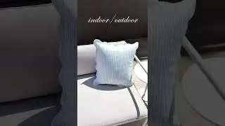 My secret to chic outdoor decor? These indoor outdoor pillows! 😍☀️
