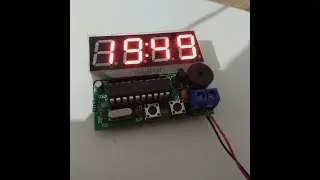 AT89C2051 Digital 4 Bits Electronic Clock Electronic Production Suite DIY Kit