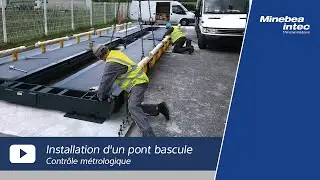 Minebea Intec Truck Scale Installation pont bascule France