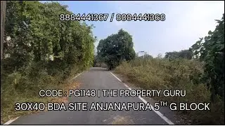30x40 BDA Site for Sale Anjanapura 5th G Block | PG1148 | The Property Guru | 8884441367/8884441368