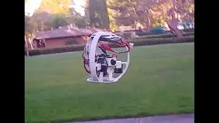 30mm EDF Thrust Vectoring FPV Drone Outdoors Test