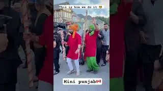 Mini punjabi in canada punjabi wedding 🇨🇦#sidhumoosewala #canada #minipunjab #punjabwedding