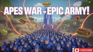 age of apes real gameplay| Level Up Apes Game Video#apes #PawerUP Plays