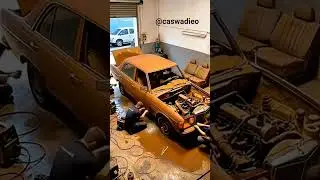 Built when cars were made to last.Mercedes-Benz W123.#carrestoration