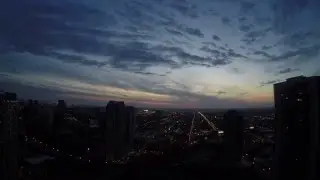 Sunset Time Lapse Video 4k City Beautiful