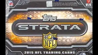 Ebay 2015 Topps Strata Football Hobby box break - teams open, join us!