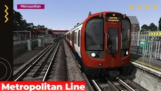 [Metropolitan Line] Amersham - Finchley Road | Train Simulator Classic #metropolitanline