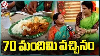 Teenmaar Chandravva Funny Conversation With 70 Members Of Family | Medaram Jatara 2026 | V6 News