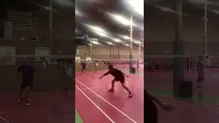 Hit the net TWICE! 🤩