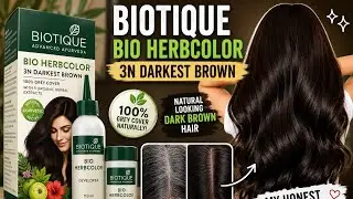 Biotique Bio Herbcolor 3N Darkest Brown (50 g +110 ml)  &lrm;@❤️ MIXMASH VILLA❤️&nbsp;