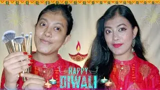 Diwali Makeup Look 2022 | Full Face using Mars Brush Set
