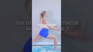 Here are the Differences between Warrior 1, 2 & 3 Pose in Yoga💙