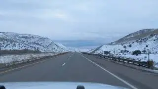 i70 Colorado to Utah winter scenes