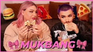 MUKBANG 🍔 E CHIACCHIERE FT. ALE HILTON 🎀 || Andrea Cimatti