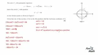 Edexcel A-Level Parametrics Year 2 Exam Questions