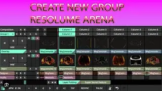 How To Create New Group In Resolume Arena @vfxmehra