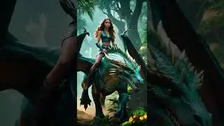 Woman Vs Dragon 5 | Hybrid short video #shorts #shortvideo