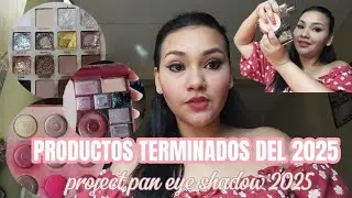 PRODUCTOS TERMINADOS DEL 2025 🗑️/ PROJECT PAN EYE SHADOW 2025 🫰🏻