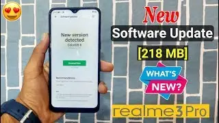 New Software Update Received (218MB) New Features in RealMe 3 Pro (What's New?)