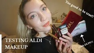 Testing ALDI makeup | Affordable but is it too good to be true?!