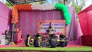 4th Standard - Group Formation-Sports Day 2025-Avvai School, Thiruvaiyaru 