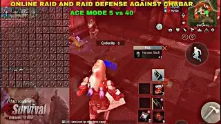 ONLINE RAID AND RAID DEFENSE AGAINST CHABAR ACE MODE@LIOSofficial #lastislandofsurvival #gaming 