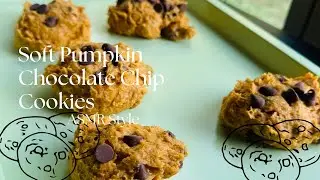 🍁BAKE WITH ME | Fall Flavors SOFT jumbo chocolate chip pumpkin cookies 🍪🍁