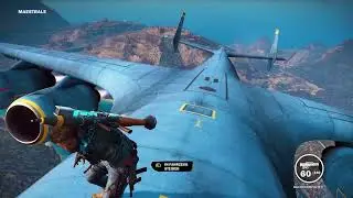 Flying and landing giant cargojet in Just Cause 3