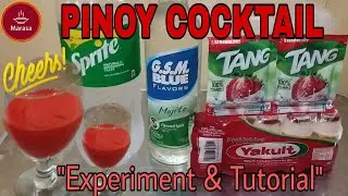 Pinoy Cocktail | How to make Pinoy Cocktail | GSM+ Sprite+Tang+Yakult | Cheap Cocktail | Marasa TV