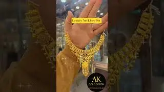 Luxury Necklace Set #arabicgold #goldjewellery #dubaijewelry #luxuryjewelry #wedding #trending
