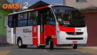 OMSI 2 - Micro-ônibus Marcopolo Senior VW 9.150 OD SPTrans | Mapa Cidade Serrana - Linha 200 (Volta)