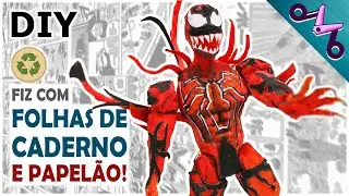 O SEGREDO PRA FAZER CARNIFICINA DE PAPELÃO ARTICULADO E RECICLÁVEL! TUTORIAL