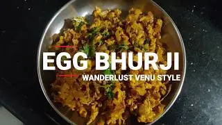 EGG BHURJI RECIPE WANDERLUST VENU STYLE