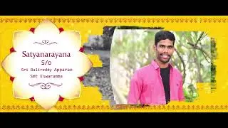 Balireddy sattibabu  pre  wedding  