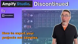Ampify Studio Discontinued - February 16, 2026  |  Export YOUR PROJECTS!