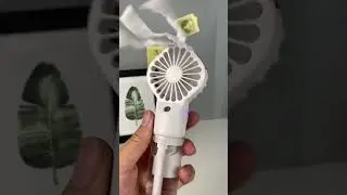 Portable Misting Fan: Stay Cool On-the-Go!#PortableFan #MistingFan #CoolingGadget