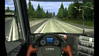 Serbian Truck simulator 2 :D extremna voznja :D  Sid-Nis