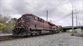 CPKC 231-31 Meets NB NS Autorack Train @ Delray Junction w/ Bonus Detroit Fire Engine 31 Oct 25