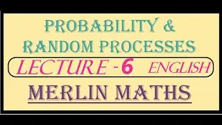 Probability and Random Processes - Continuous  Random variable - Mean - variance - moment - English